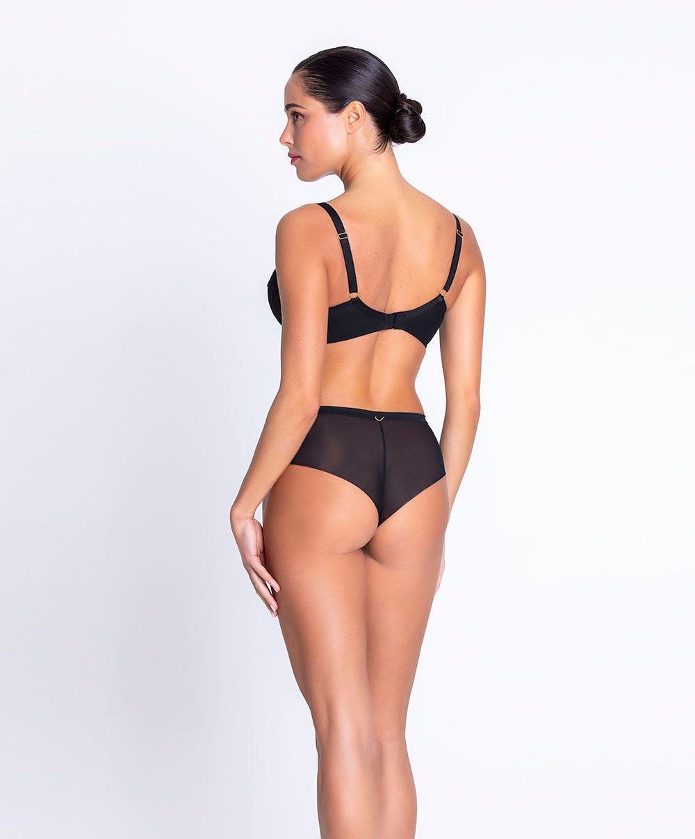 Soutien-gorge grande taille armature couvrant Lise Charmel Adorable en Sexy noir BCH6185-NO