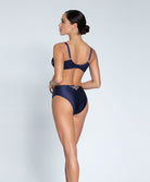 Soutien-gorge grande taille armature couvrant Lise Charmel Déesse en Glam marine argent BCH6115-MA