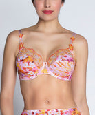 Soutien-gorge grande taille armature couvrant Lise Charmel Jardins de Lumière bouquet multicolore BCH6149-BL