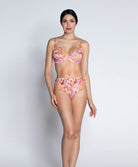 Soutien-gorge grande taille armature couvrant Lise Charmel Jardins de Lumière bouquet multicolore BCH6149-BL