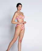 Soutien-gorge grande taille armature couvrant Lise Charmel Jardins de Lumière bouquet multicolore BCH6149-BL
