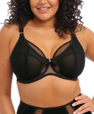 Soutien-gorge grande taille armature plongeant Elomi Kintai noir EL301202-BLK