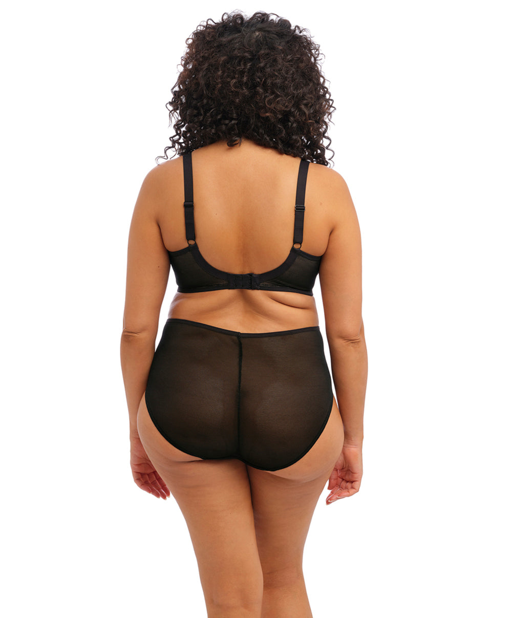 Soutien-gorge grande taille armature plongeant Elomi Kintai noir EL301202-BLK