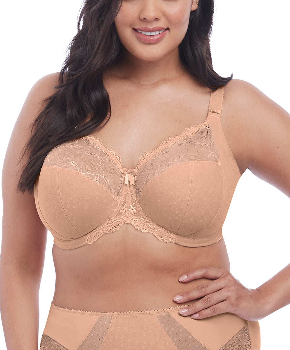 Soutien-gorge grande taille armatures Elomi Meredith Sahara EL4440-SAH face