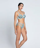 Soutien gorge grande taille armature couvrant Reve en fleurs opale Lise Charmel BCJ6143 RO 5