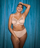 Soutien-gorge grande taille couvrant avec armatures Elomi Morgan sahara EL4111-SAH