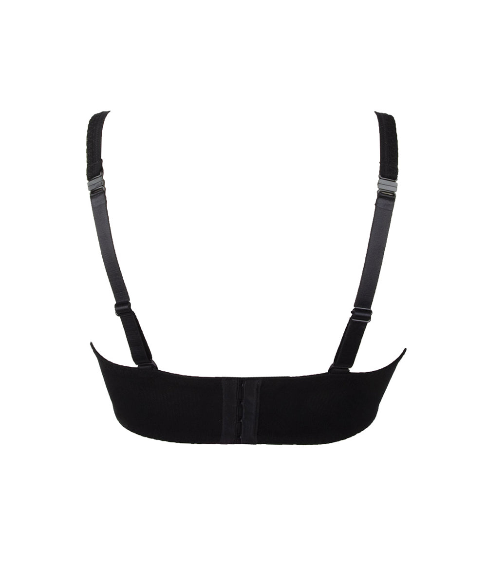 Soutien-gorge grande taille sexy triangle Antigel de Lise Charmel Soir Adrénaline noir FCG6795-NO	