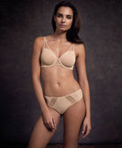 Soutien-gorge moulé armatures triangle Wacoal Lisse frappe nude WE145001-FRP