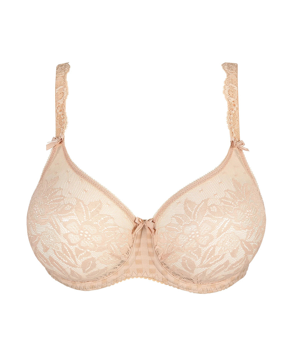 Soutien-gorge moulé emboitant grande taille en dentelle PrimaDonna Madison café latte 0262127-CAL