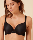 Soutien-gorge coque moulé armatures Simone Pérèle Confiance noir 12K363-015