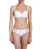 Soutien-gorge moulé padding spacer forme corbeille bretelles multipositions Simone Pérèle Andora blanc 131343-011
