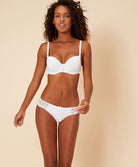 Soutien-gorge moulé padding spacer forme corbeille bretelles multipositions Simone Pérèle Andora blanc 131343-011