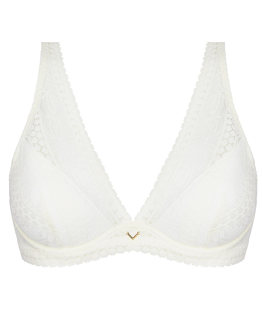 Soutien-gorge mousse à armatures forme triangle Antigel de Lise Charmel Atelier Séduction écru nacre ECH7057-EN 100