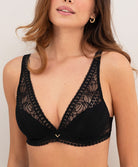Soutien-gorge mousse à armatures forme triangle Antigel de Lise Charmel Atelier Séduction noir ECH7057-NO
