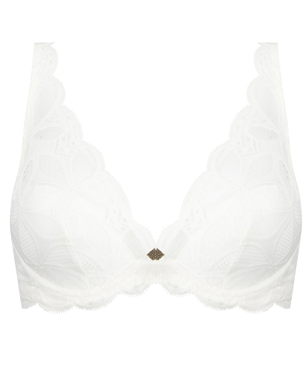 Soutien-gorge mousse à armatures forme triangle Antigel de Lise Charmel Stricto Sensuelle écru nacre ECH7017-EN 100