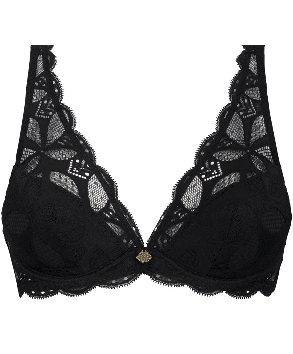 Soutien-gorge mousse à armatures forme triangle Antigel de Lise Charmel Stricto Sensuelle noir ECH7017-NO 10