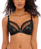 Soutien-gorge plunge sexy à armatures Freya Freya Fatale noir AA401402-NOR