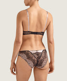Soutien-gorge en soie push-up Femme Glamour sonate Aubade MD18-SONA face