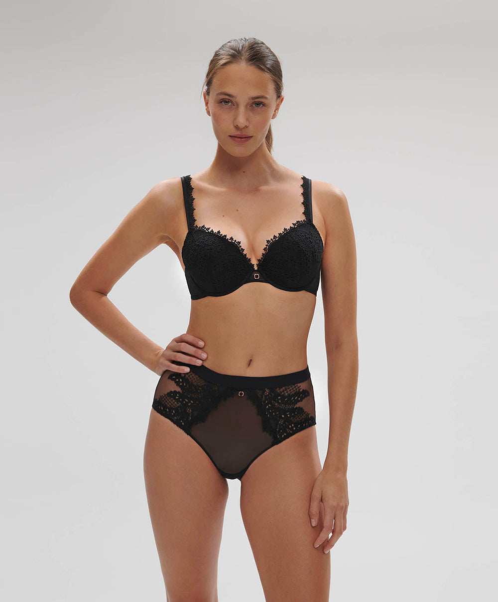 Soutien-gorge push-up cookies amovibles Simone Pérèle Mystic noir 1D3340-015