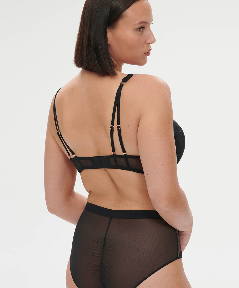 Soutien-gorge push-up cookies amovibles Simone Pérèle Mystic noir 1D3340-015