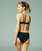Soutien-gorge push-up triangle décolleté plongeant Simone Pérèle Wish noir 12B347-015