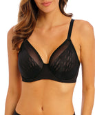 Soutien-gorge rehausse poitrine avec armatures grande taille Wacoal Elevated Allure rose dust WA855336-BLK
