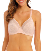 Soutien-gorge rehausse poitrine avec armatures grande taille Wacoal Elevated Allure rose dust WA855336-253