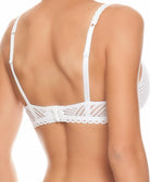 Soutien-gorge sans armature Antigel de Lise Charmel Tressage Graphic blanc ECC6537-TB