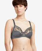 Soutien-gorge sans armatures Chantelle Every curve gris ardoise C16B20-047