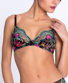 Soutien-gorge sans armatures Lise Charmel Fleurs Étoiles éclat étoile (noir et multicolore) ACH6596-EE