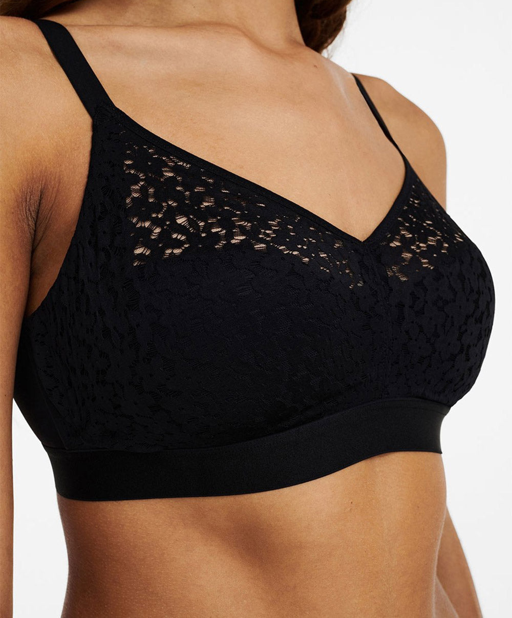 Soutien-gorge sans armatures brassière Chantelle Norah noir C13F80-011