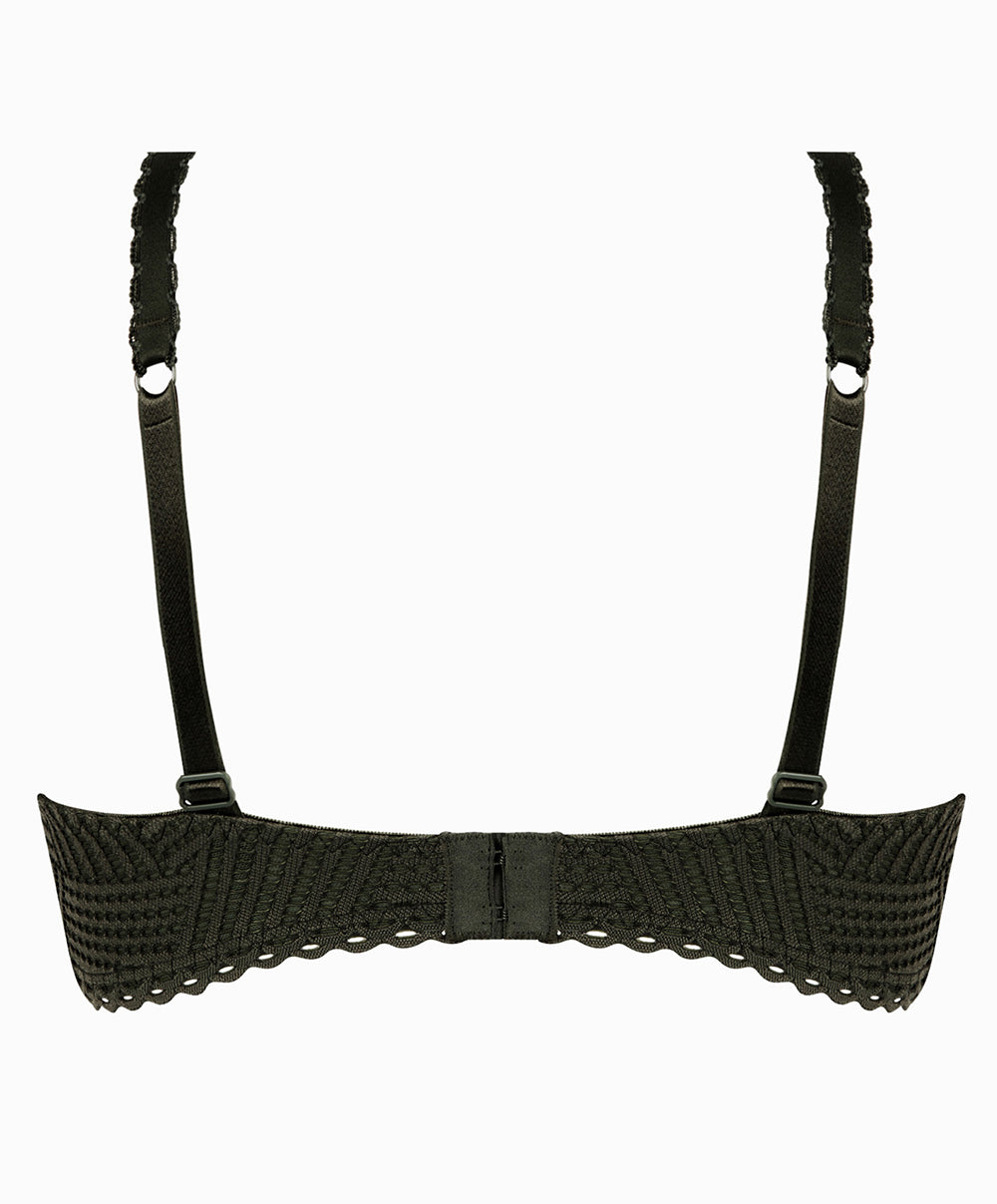 Soutien-gorge sans armatures grande taille Antigel de Lise Charmel Tressage Graphic éclat aventure kaki FCC6537-EA