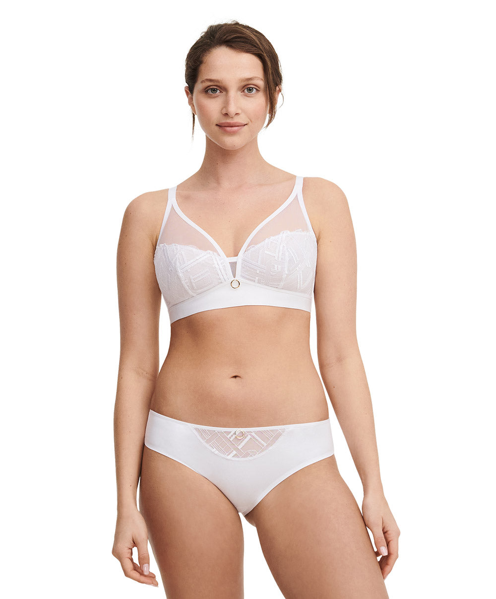 Soutien-gorge sans armatures maintien Chantelle Graphic Support blanc C21S20-010