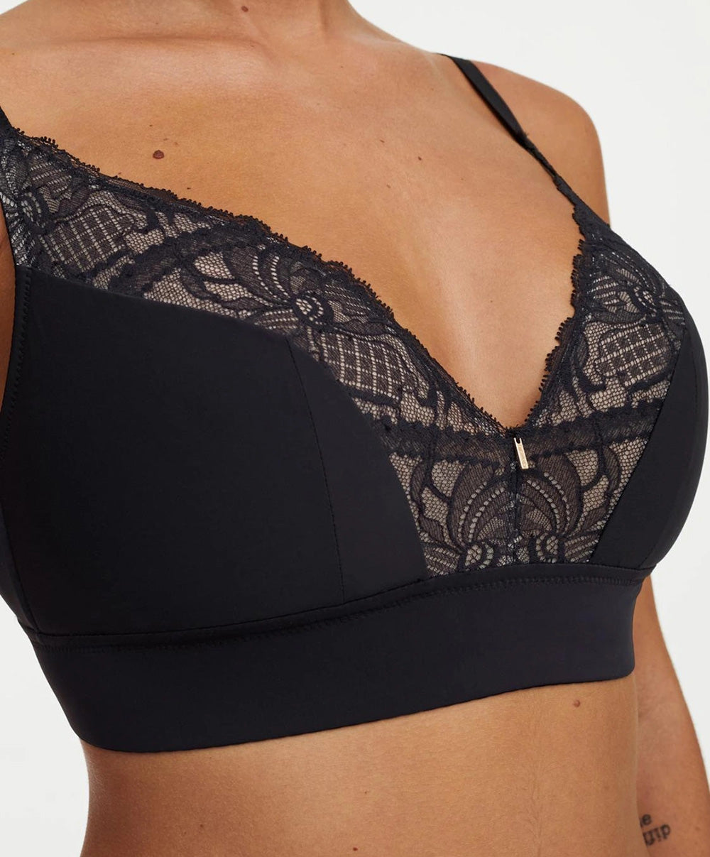 Soutien-gorge sans armatures maintien en mousse Chantelle Orangerie Dream noir C17Q70-011