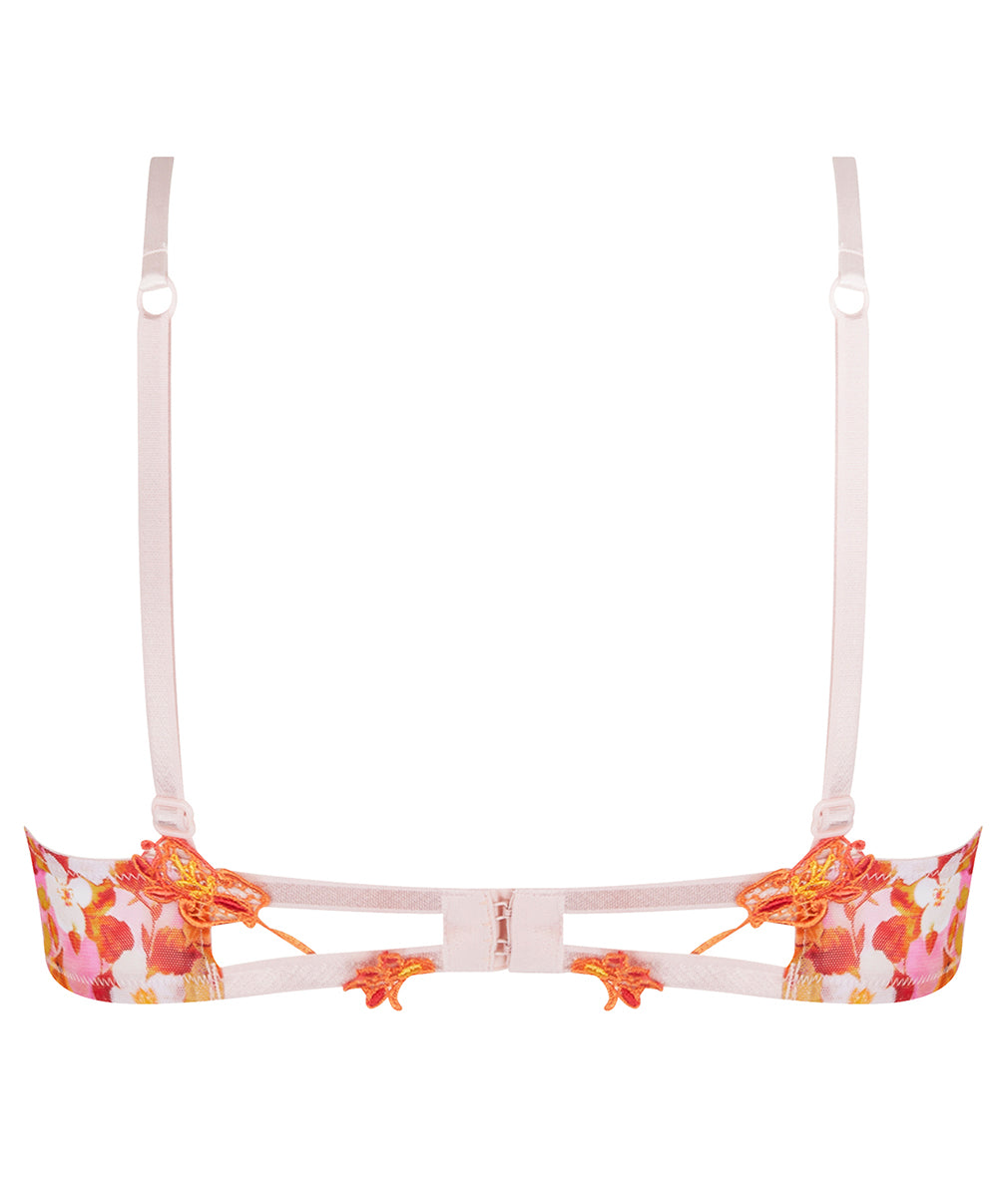 Soutien-gorge sans armatures triangle Lise Charmel Jardins de Lumière bouquet multicolore ACH6549-BL
