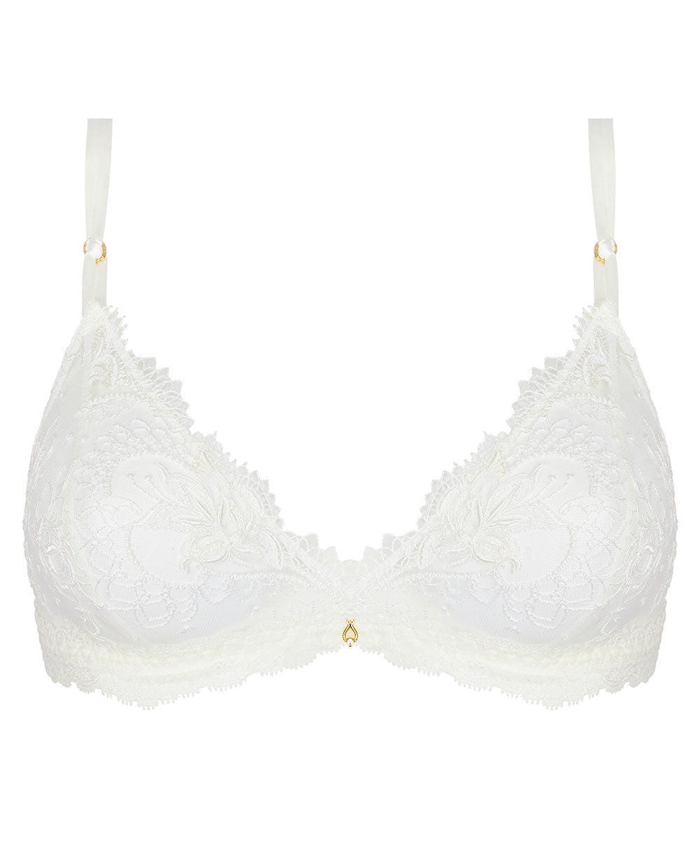 Soutien-gorge sans armatures triangle Lise Charmel Princesse Iris écru nacre ACH6581-EN 11