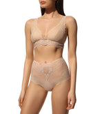 Soutien-gorge sans armatures triangle Lise Charmel Sublime en Dentelle nude sublime ACH6513-NS 