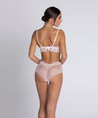 Soutien-gorge sans armatures triangle Lise Charmel Sublime en Dentelle rose poudre ACH6513-OS