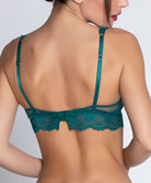 Soutien-gorge sans armatures triangle Lise Charmel Sublime en Dentelle vert princesse ACH6513-VP