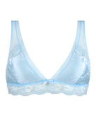 Soutien-gorge en soie sans armatures triangle Lise Charmel Splendeur soie bleu azur ACC6580-SZ