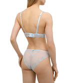 Soutien-gorge en soie sans armatures triangle Lise Charmel Splendeur soie bleu azur ACC6580-SZ