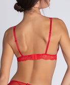 Soutien-gorge en soie sans armatures triangle Lise Charmel Splendeur soie rouge ACC6580-RS
