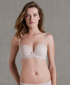 Soutien-gorge sans bretelles lisse Eden Simone Perele Peau rosee