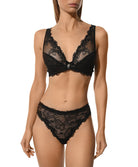 Soutien-gorge sexy triangle armatures Lise Charmel Soir de Venise noir ACA7403-ND