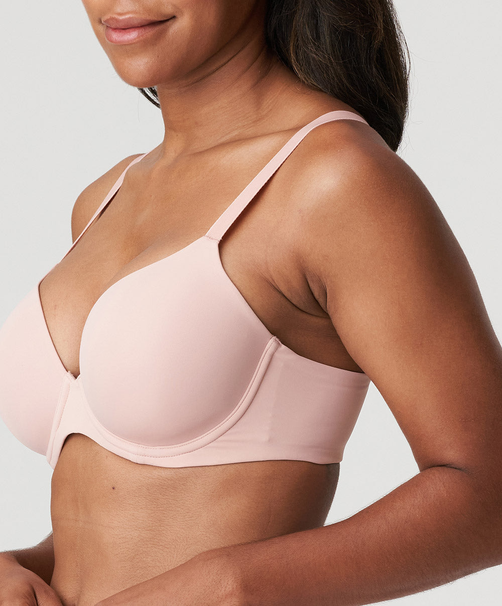 Soutien-gorge spacer plongeant lisse invisible à armatures PrimaDonna Figuras rose poudré 0163256-PWD