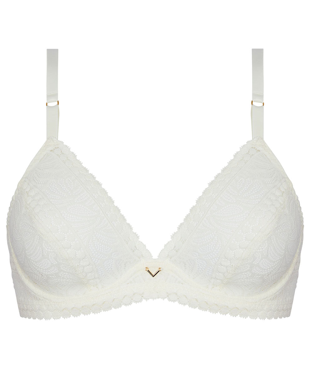 Soutien-gorge triangle armature Antigel de Lise Charmel Atelier Séduction écru nacre ECH6357-EN 100