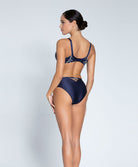 Soutien-gorge triangle armatures couvrant Lise Charmel Déesse en Glam marine argent BCH6715-MA