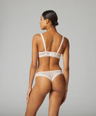 Soutien-gorge triangle en dentelle sans armatures Simone Pérèle Swing poudre pétale 15Y250-332