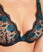 Soutien-gorge triangle Fièvre andalouse Lapis lazuli Aubade QC12-LPLA