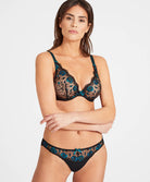 Soutien-gorge triangle Fièvre andalouse Lapis lazuli Aubade QC12-LPLA